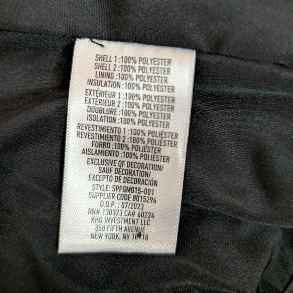 Spyder Therma Web Quilted Black Hooded Jacket Women Large - Picture 9 of 12